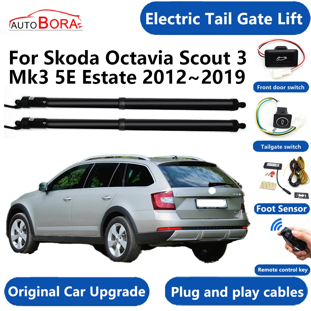 Car Electric Tail Gate Lift System Power Liftgate Kit Auto Automatic Tailgate Opener for Skoda Octavia Scout 3 Mk3 5E Estate