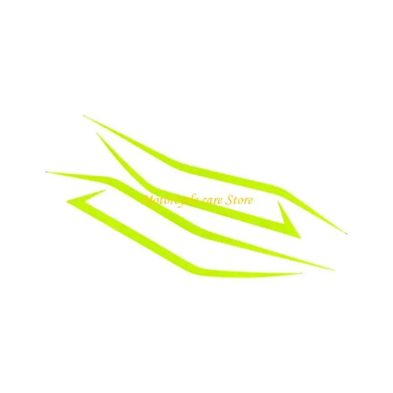 U75F Motorcycle Headlight Protective Vinyls Sticker Easy Peeling Application Weather Resistant For Decorative Upgrades