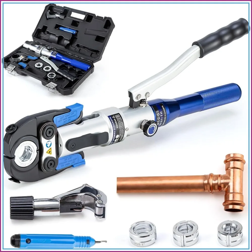 Copper Pipe Crimping Tool Set with 1/2