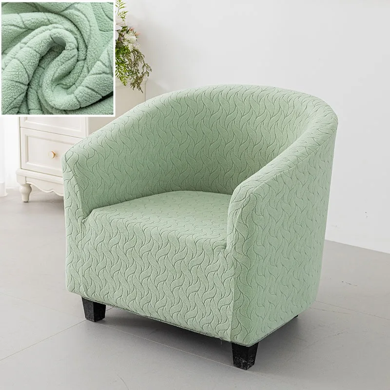 

Nordic Jacquard Tub Chair Covers Elastic Club Sofa Covers Armchair Slipcovers Single Sofa Protector for Bar Counter Internet