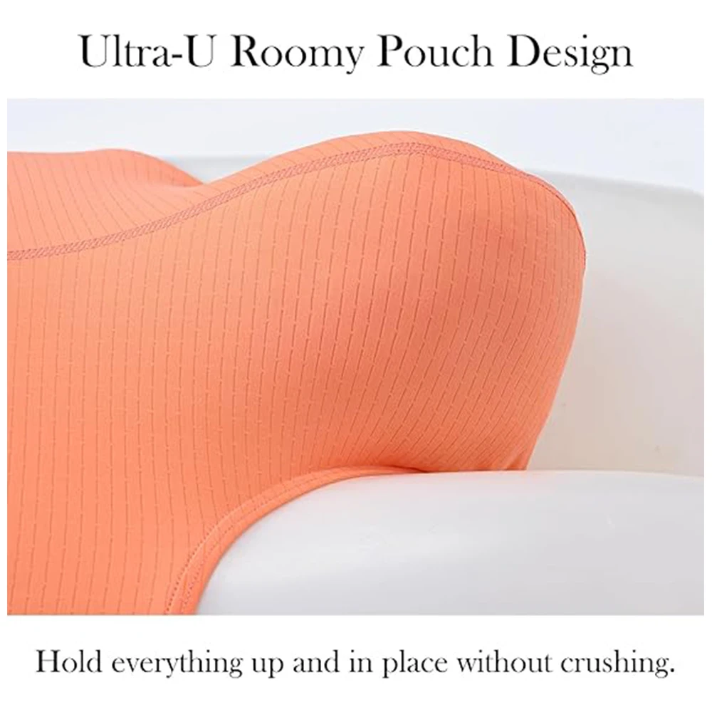 Jinshi Men’s Sexy Thongs T-Back Ice Silk Pouch up Comfort Fit G-Strings for Men