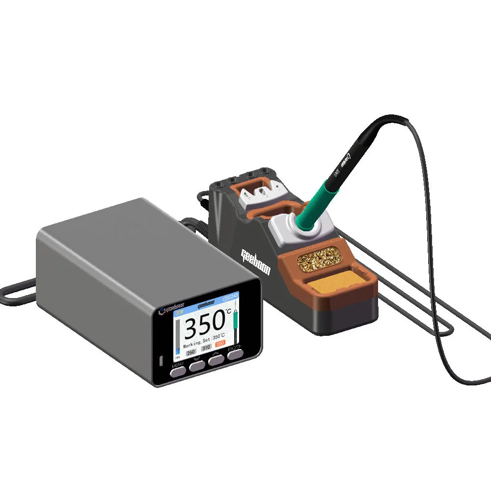 GEEBOON TA305 Multifunctional Professional Welding Table Linear Transformer Pulse Heating (C210 Soldering Iron Head Kit)