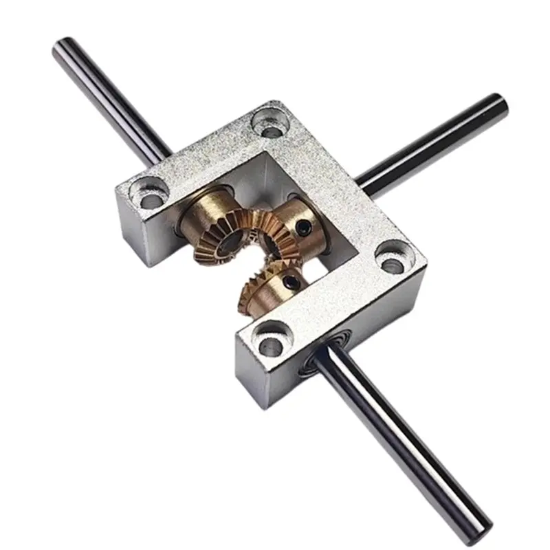 A93E-T-Gearbox 4Mm 5Mm Right Angle Comutator 90 Degree 1:1 Gearbox Bevel Gearbox Small 4Mm To 4Mm