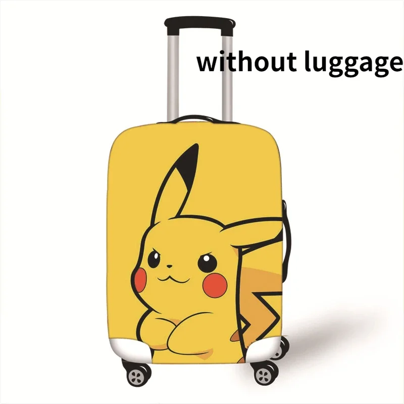 Pokemon Pikachu Cartoon Luggage Protective Cover Kawaii Animation Boy Girl Suitcase Cover Trolley Case Travel Luggage Dust Cover