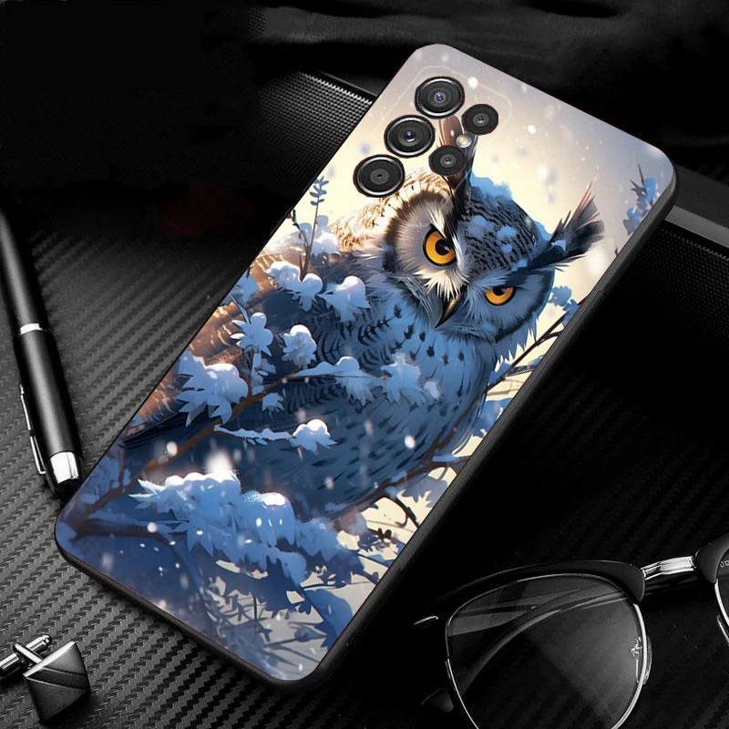 Owl Phone Case For Samsung S25 S24 S23 S22 S21 S20 Ultra S20 S22 S21 S10E S20 FE S24 Plus