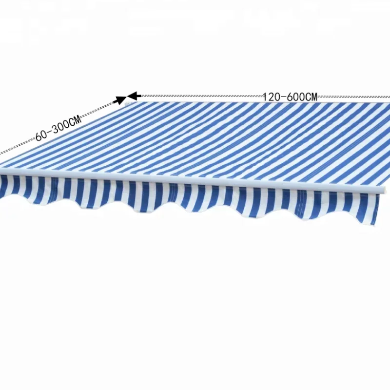 Strong Aluminum Folding Awning Manual automatic integration Retractable  Outdoor Patio Awning