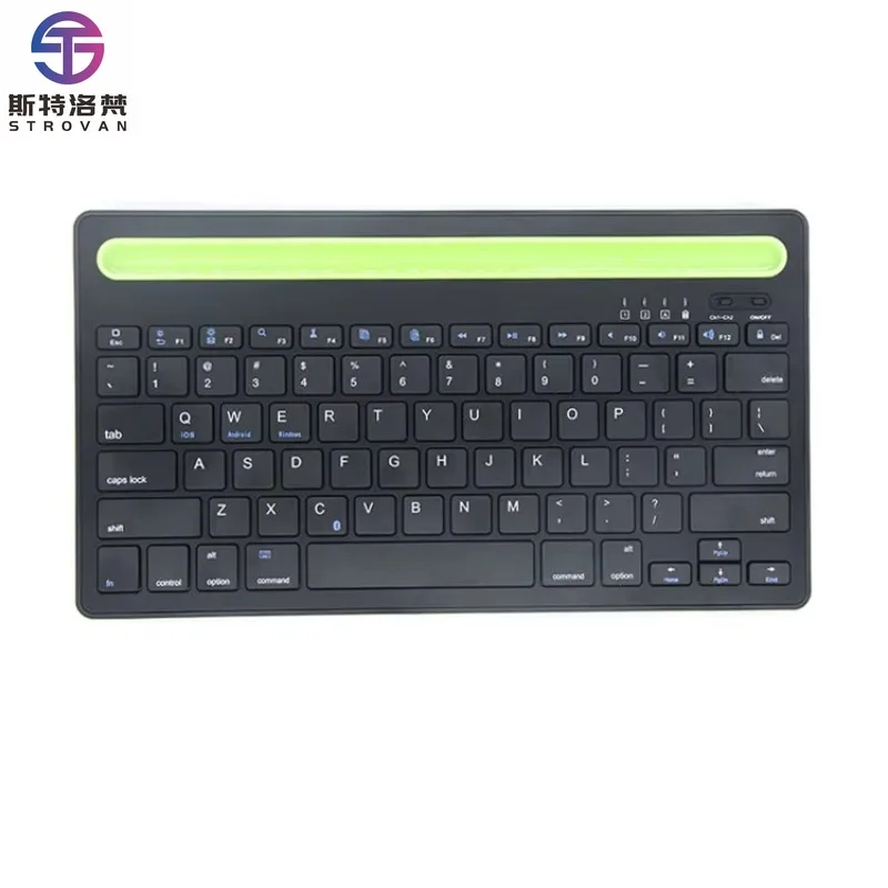

Rechargeable USB 3.0 LED Backlit Wireless Keyboard with Built-In Stand Slot for Smart Mobile Tablet Laptop