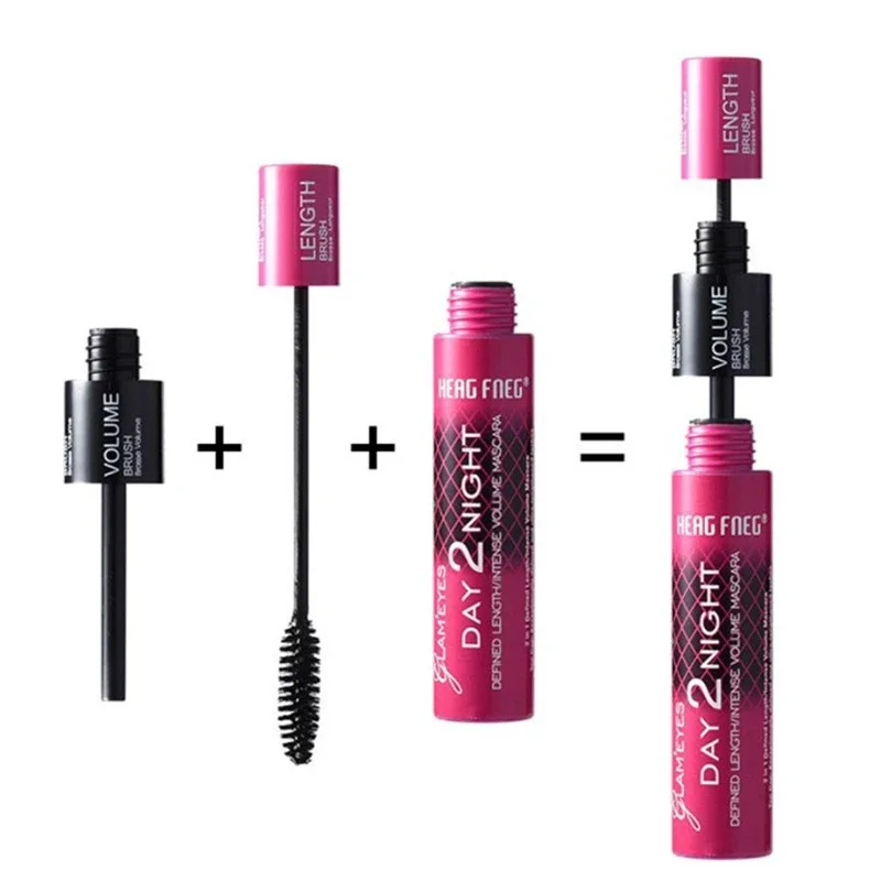 Zijdevezel Mascara Waterdichte Mascara Voor Wimperverlenging Natuurlijke Diching Eye Wimpers Krultang Langdurige Make-Up Ogen Cosmetisch