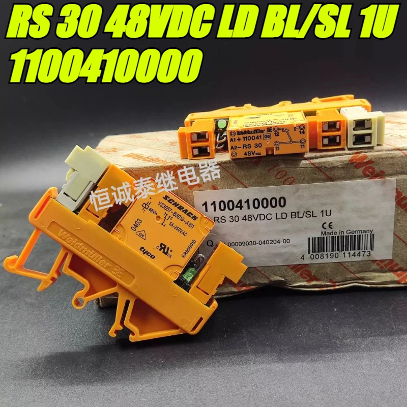 （Brand New Original）1pcs/lot 100% original genuine relay:RS 30 48VDC LD BL/SL 1U 1100410000 Relay Module