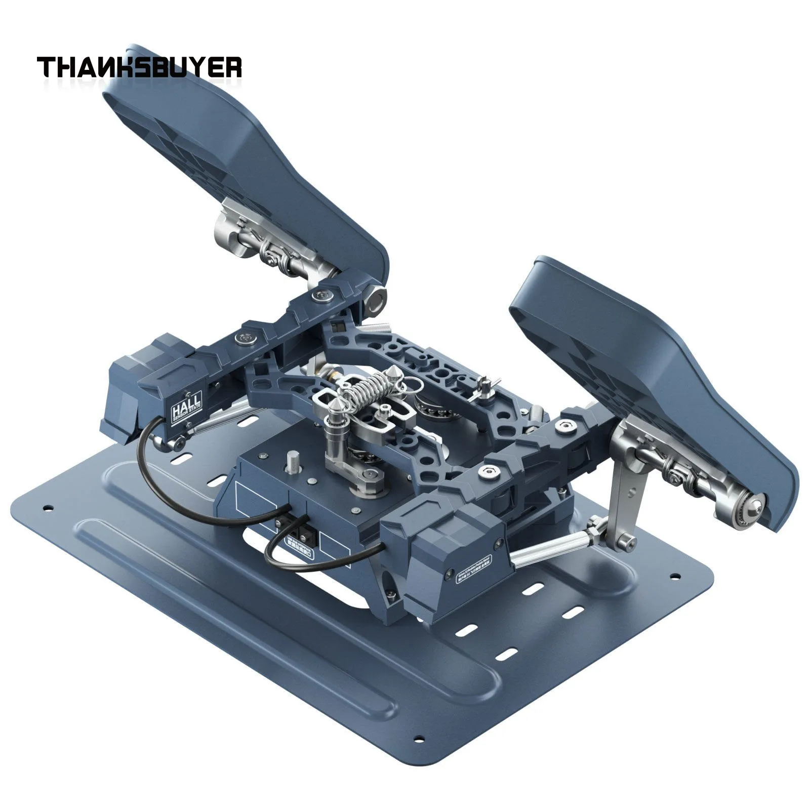 WINCTRL Orion 32 Rudder Pedal Full-scale Airliner Flight Game Simulator Pedal Support for DCS/X-Plane/P3D/MSFS