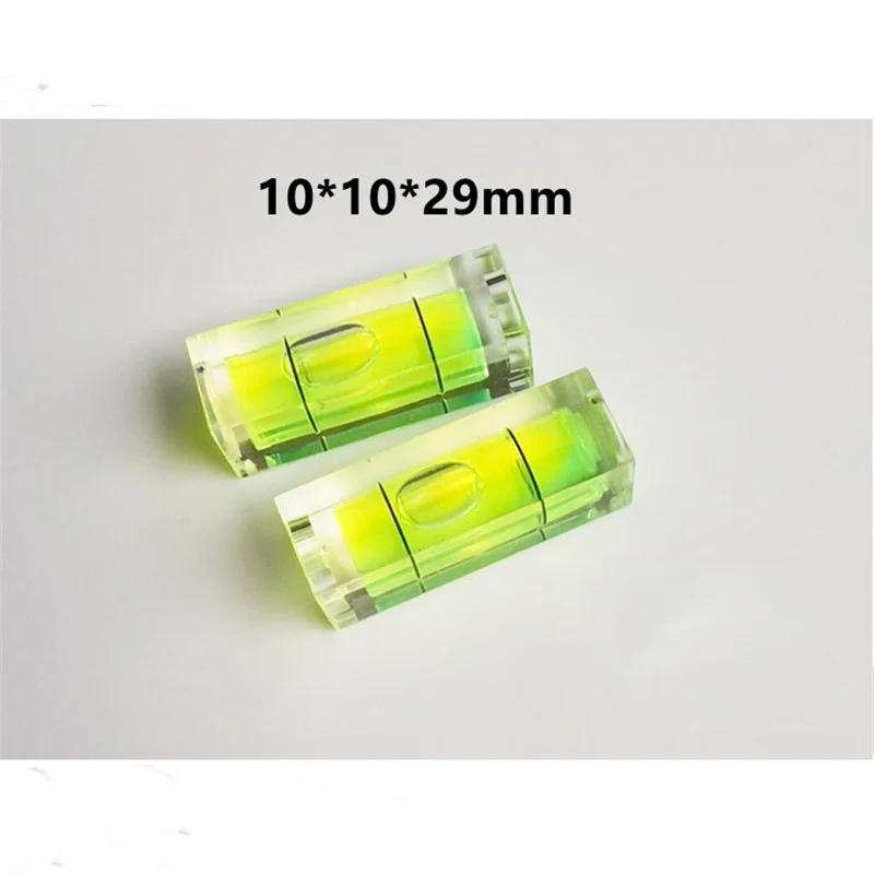 10*10*29mm Square Bubble Spirit Level Horizontal Hanging High Precision Round Bullseye Scope Bubble Level Measuring Kit