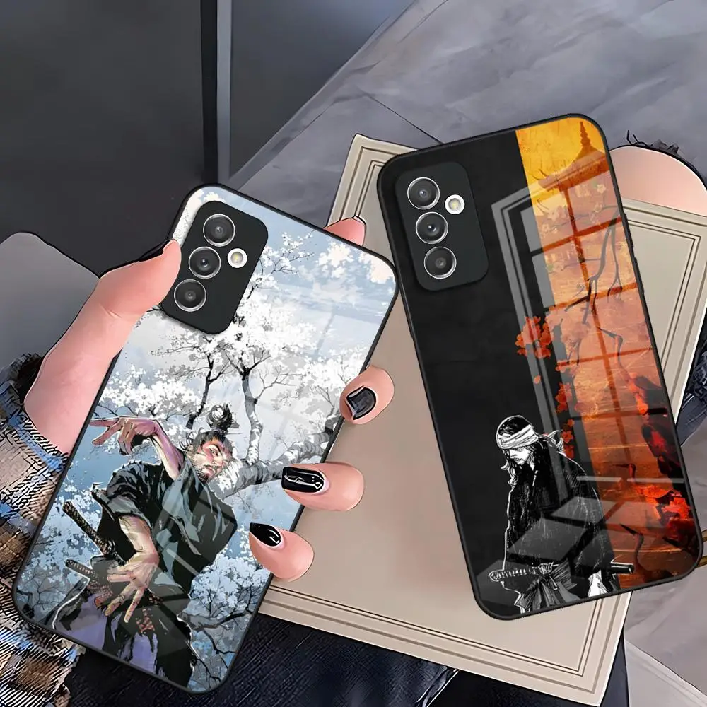 Vagabond Samurai Phone Case For Samsung S26 S25 Plus S20 S20 Plus S22 Ultra S23 FE S21 Plus S21 Ultra Glass Cover