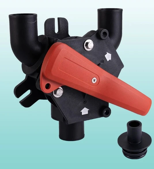 

Marine Grade Y-Type Drain Valve for Waste Tank, Compatible with 3/4” to 1-1/2” Hose, for Boat & RV Toilet System