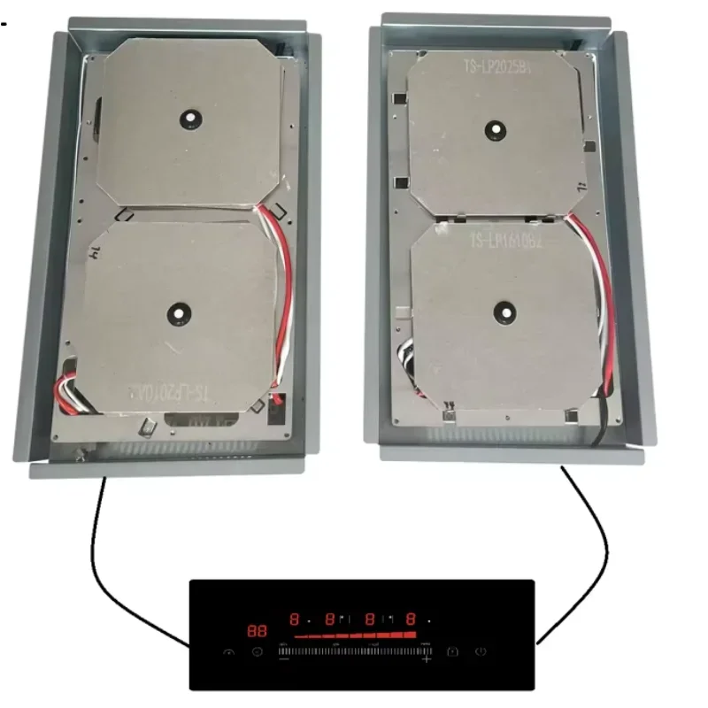 Hidden Induction Cooktop for Granite Countertop Invisible Built-in Magnetic Ceramic Hob Stovetop Commercial Gr Induction