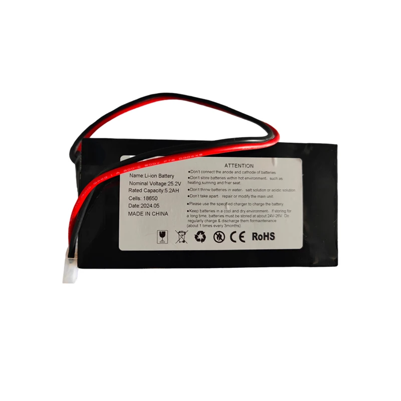 

1pc 5.2AH Lithium Battery For Robot Lawn Mower Grass Cutterr H750T E1800 E1800S E1800S4