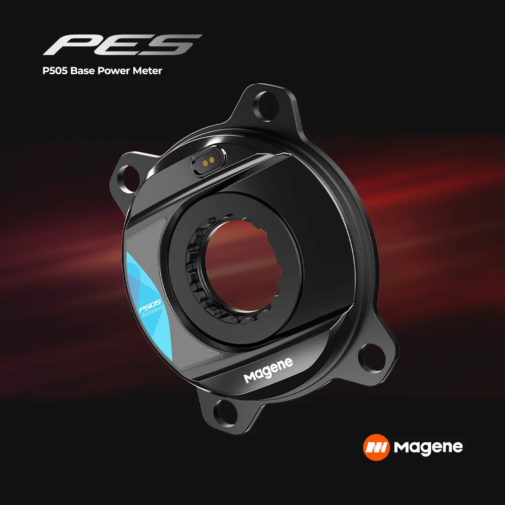Magene MTB Road Bike Power Meter Crankset Chainring PES P505 Base 4 Bolt 110BCD 24mm Cadence Pedal Balance Ant Steel Spindle