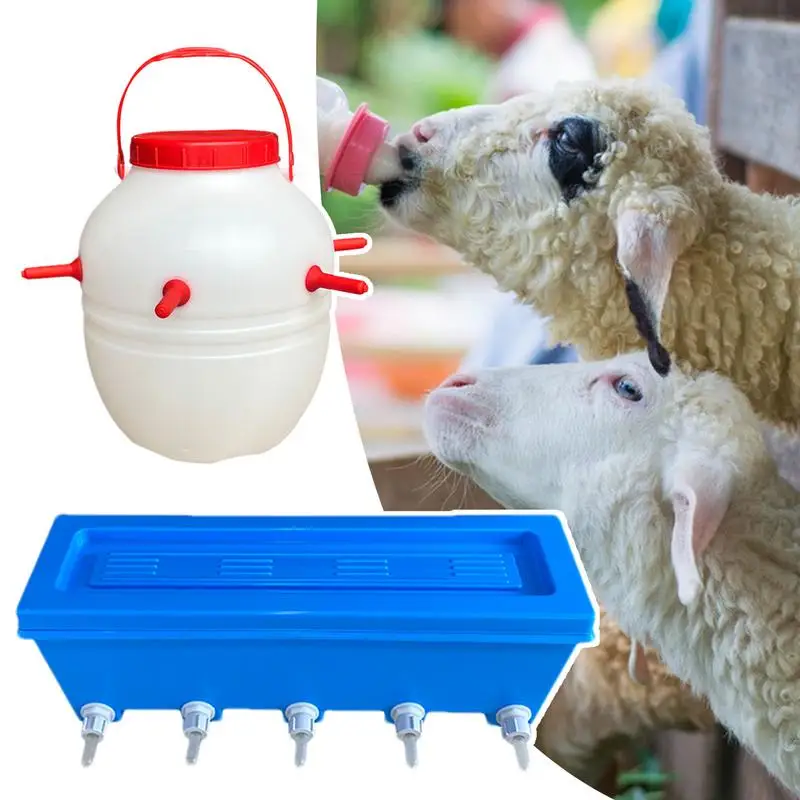 

lamb milk bottle feeding goat nipple Feeding Bowl Livestock Feeding Tools Farm Animal Feeding Device Reusable Livestock Supplies