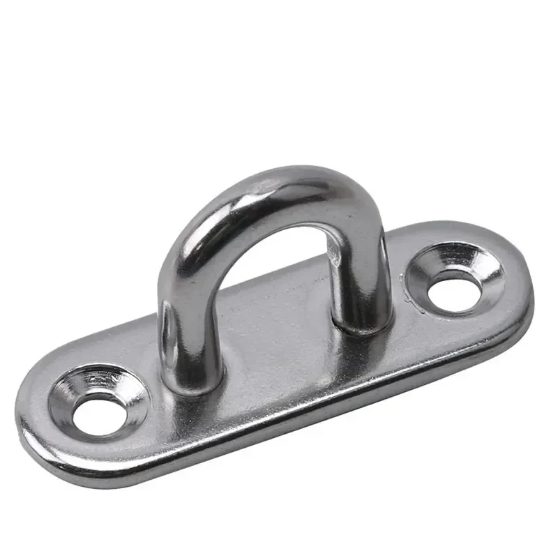 15pcs Oval Eye Board Marine Deck Buckle Staple Boat Shade Sail Mounting Fastening Set Marine Grade Stainless Steel