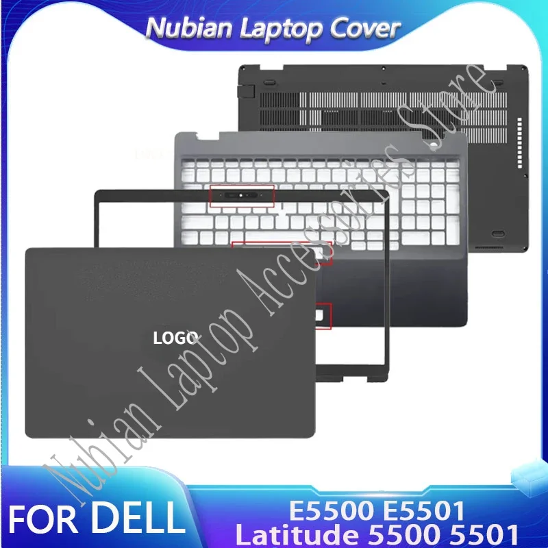 

New For Dell Latitude 5500 5501 E5500 E5501 Laptop LCD Back Cover Front Bezel Palmrest Cover Bottom Case 0X0CWC 0CR8D3