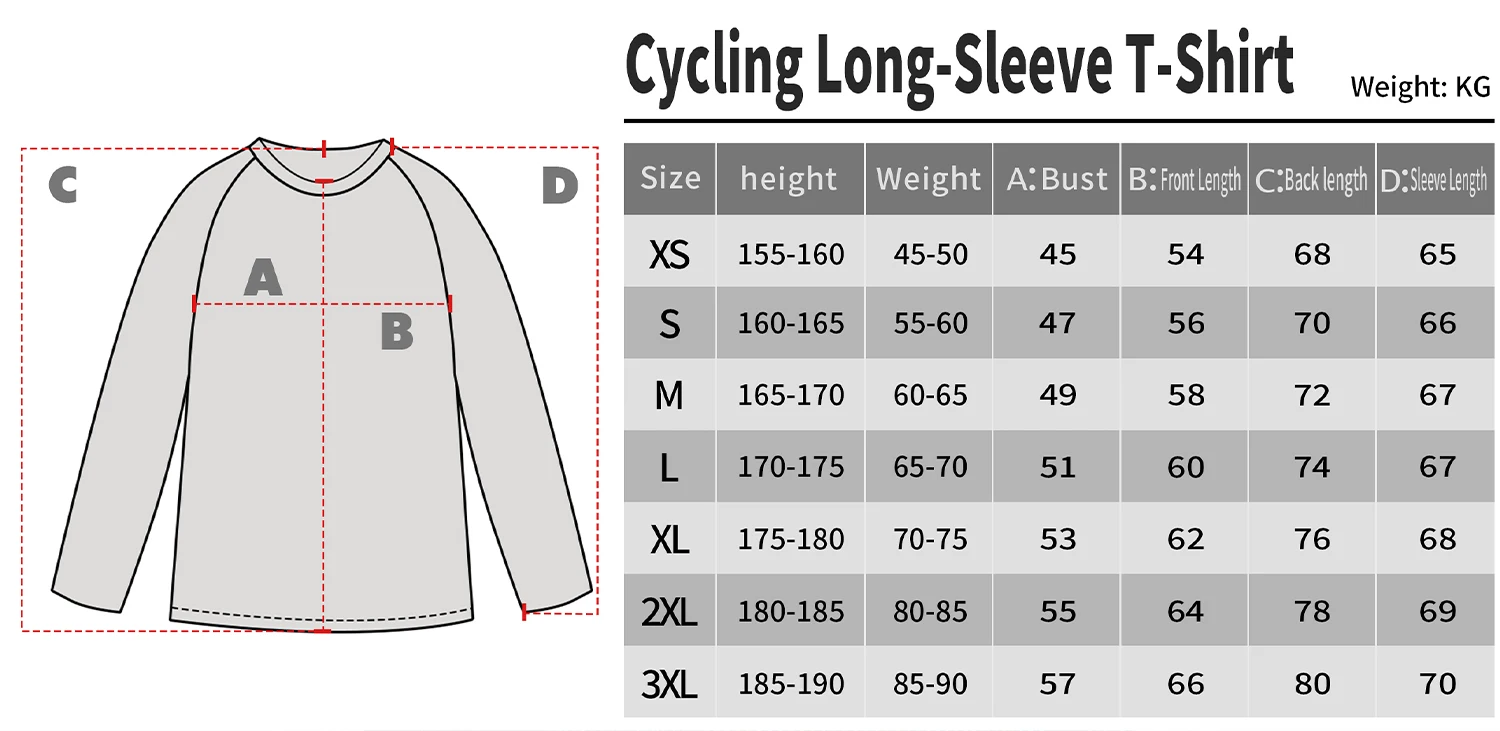 MSLY MTB-Trikot für Downhill, Herren und Damen, Langarm-Motorrad-Radtrikot, MOTO T-Shirt, Mountainbike-T-Shirt – Detail 1