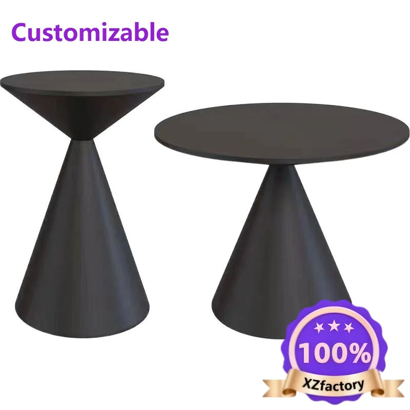 Factory Direct 2026 Top RatedCoffee table combination light luxury living room balcony small apartment wrought iron small table
