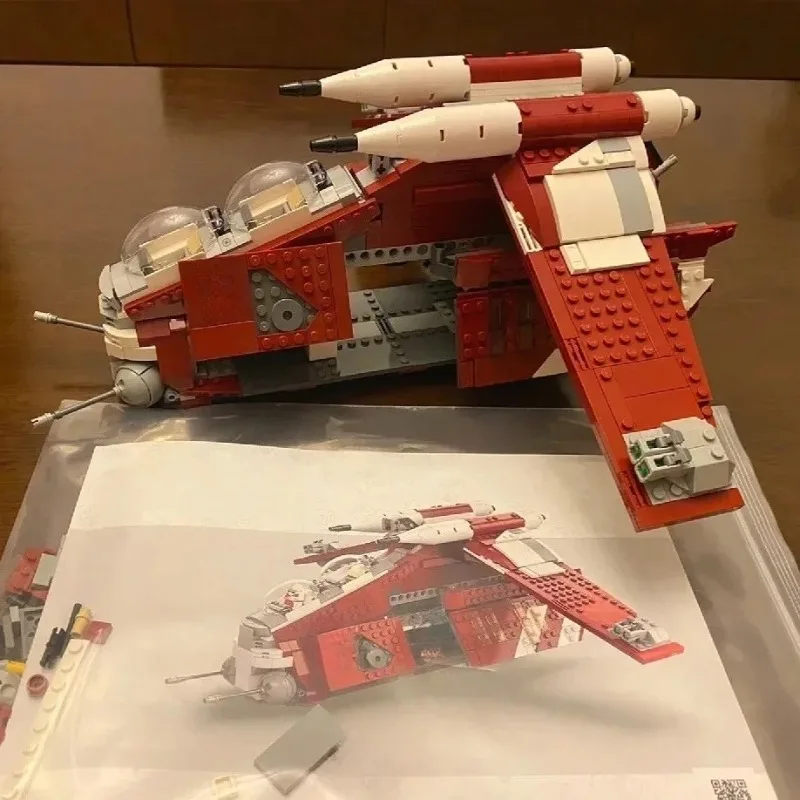 Double Gunboat Aircraft 75354 Building Blocks Sets Compatible with Legoed Particles Suitable for Christmas Gifts 1083pcs