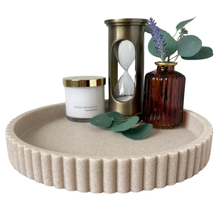 

Decorative Tray for Decor Coffee Table Tray for Living Room Round Tray for Home Decor Coffee Table Decor Centerpiece Modern Mini