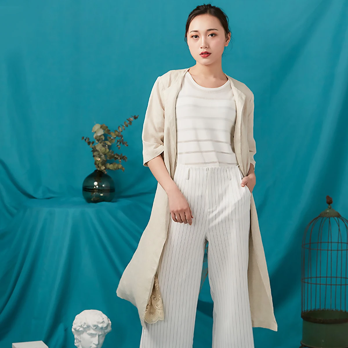 

1pc Photo Background Cloth Professional Durable Non-Reflective Pure Hanging Cloth For Portrait Video Shoot With