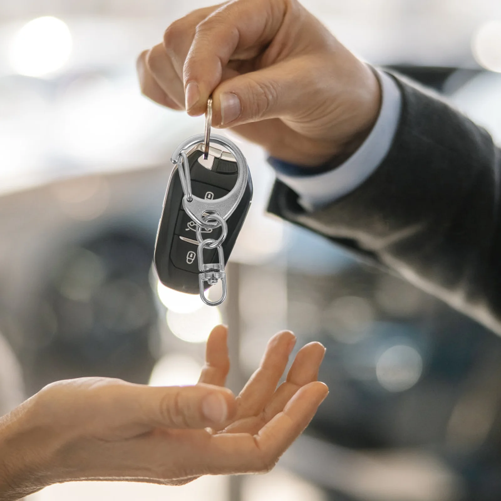 10 قطعة المفاتيح كليب مشبك قفل قطب خطاطيف قفل صغيرة معدنية المفاجئة هوك الثقيلة DIY بها بنفسك الحبل حقيبة صنع الأجهزة