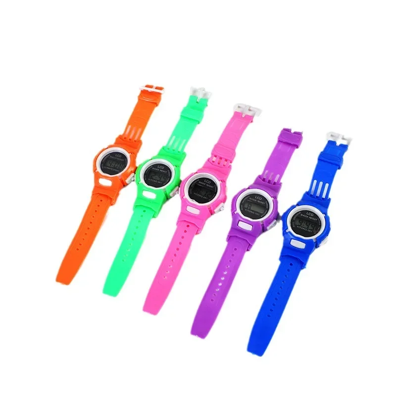 Fashion Children's Jelly Color Watch Cartoon Plastic Children's Watches Electronic Watch Student Gift Student Watch