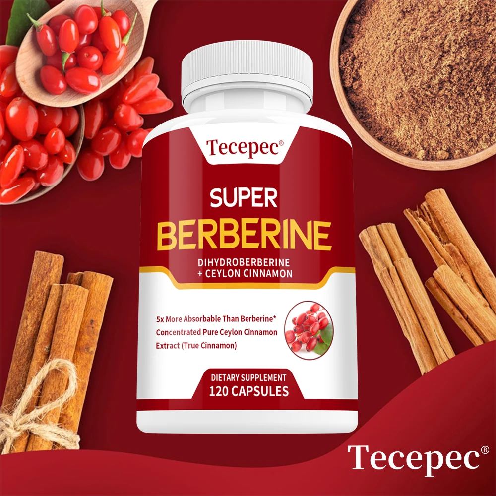 Dihydroberberine + Ceylon Cinnamon, Healthy Immune System, Glucose Metabolism, Heart Support, Gut Health, Dietary Supplement