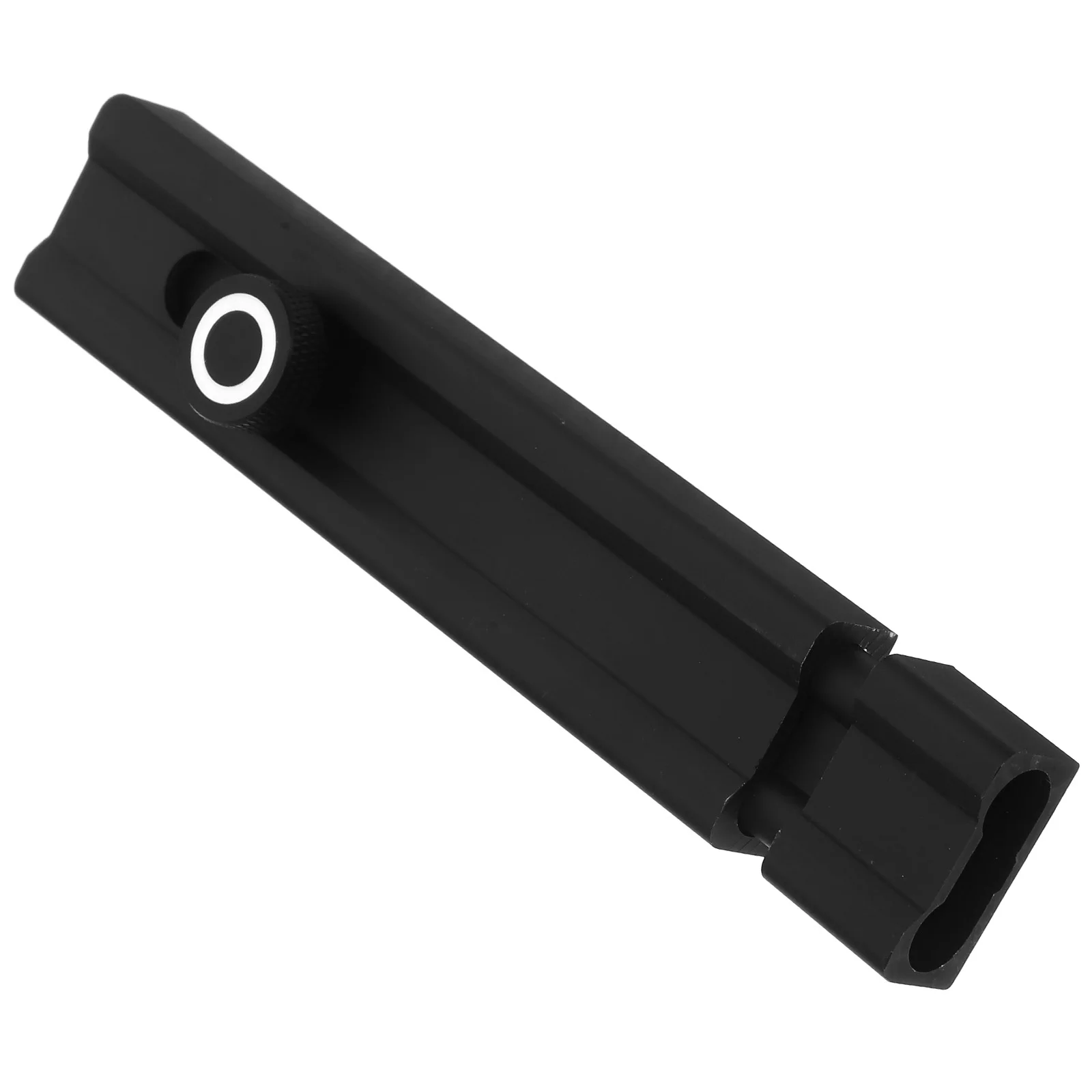

No-Drill Adhesive 150mm Lock For Sliding Night Glow Black Flush Bolt Sliding Door Flush Bolt Door Latch Security Hardware