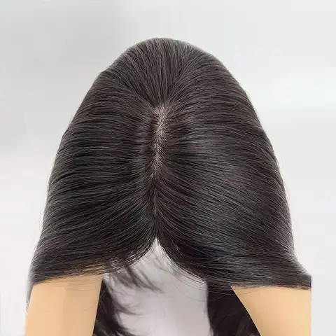 Peluca de cabello humano de encaje completo con Base superior de seda 6x6, cabello Remy peruano liso y sedoso, peluca llena de encaje con Base de seda prearrancada con pelo de bebé