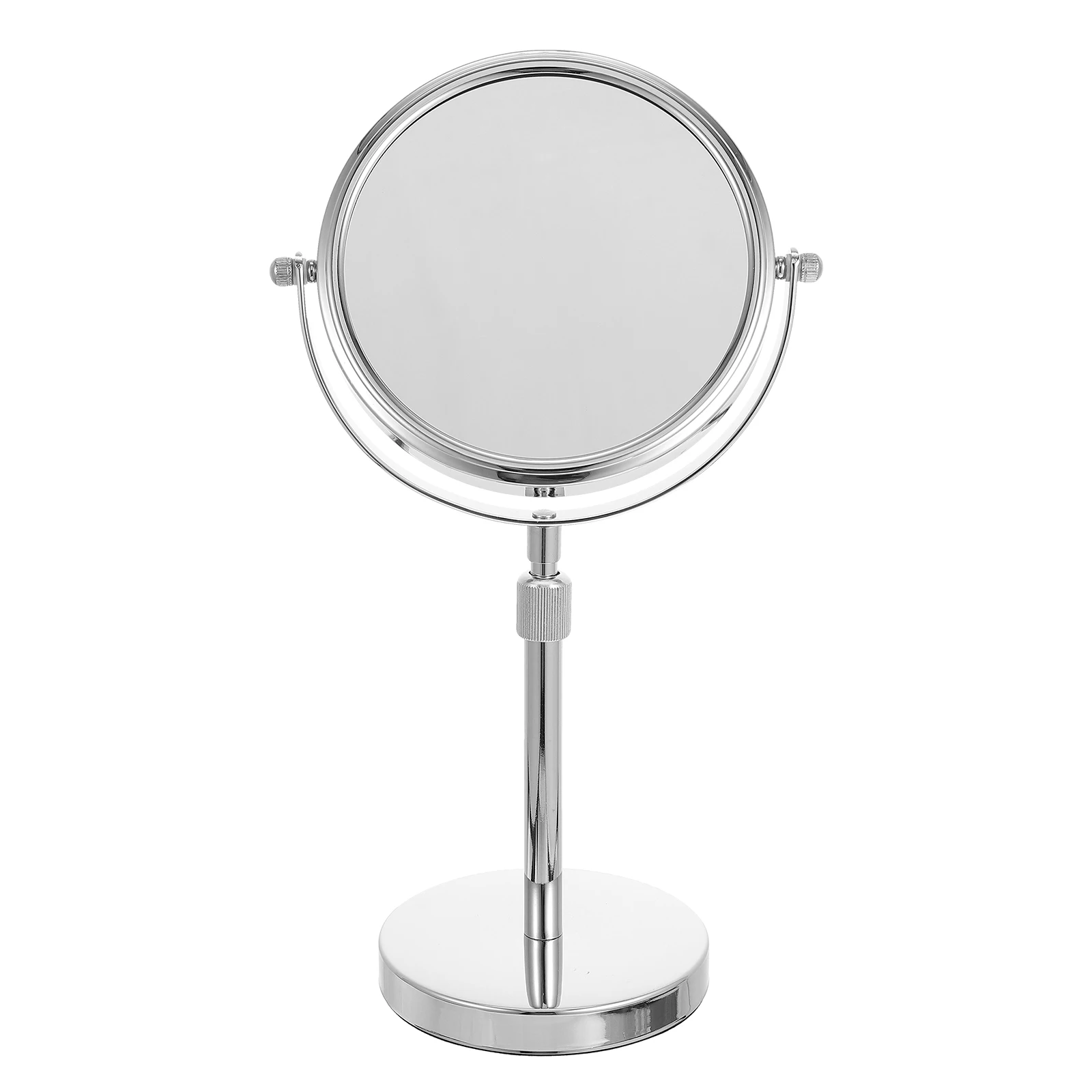 Espejo de maquillaje estirable, tocador de escritorio giratorio de Metal redondo, reflexión clara, decoración cosmética, dormitorio, uso doméstico