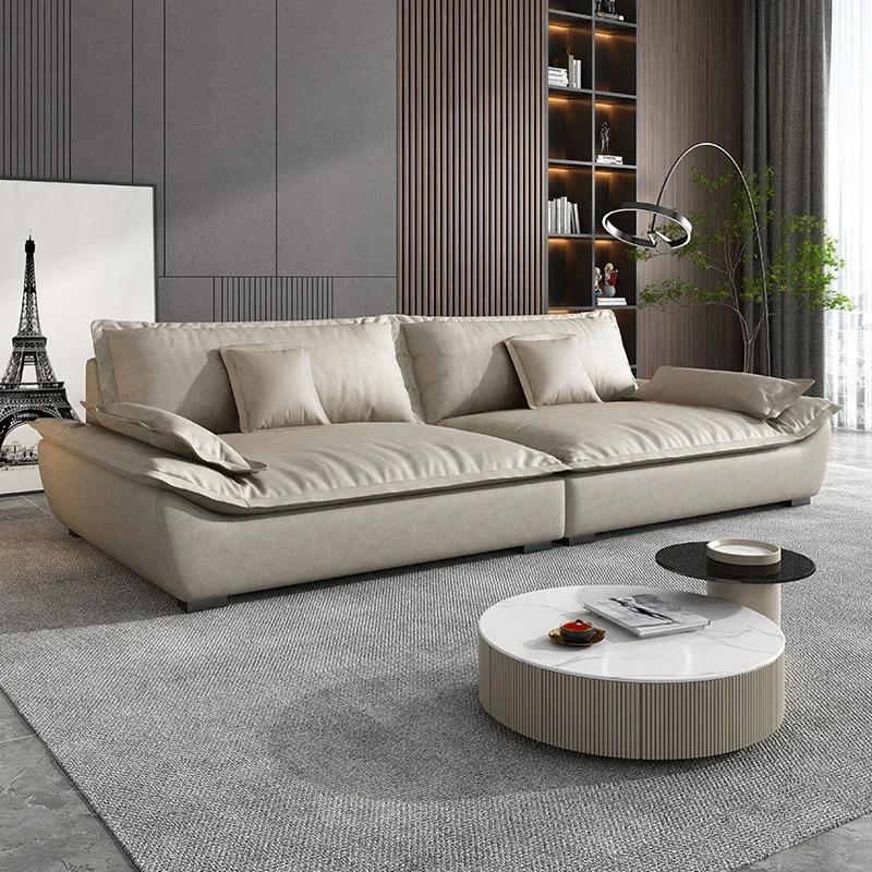 European Glamour Sofa Filler Normal Nordic Style Chaise Lounge Puff Sofa Lazy Modern L Shape Divani Da Soggiorno House Furniture