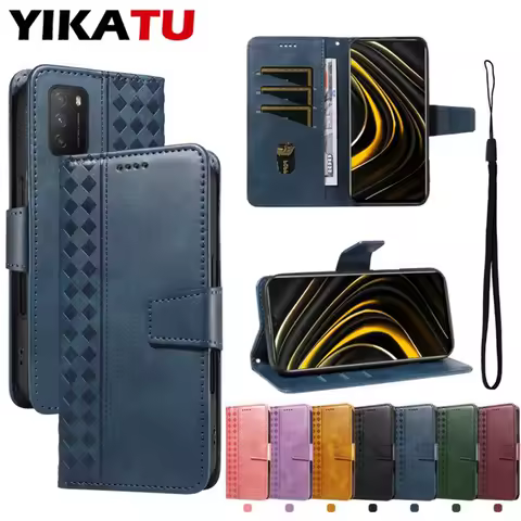 Wallet Leather Case For POCO X6 X7 F7 Ultra F5 F6 X4 GT C65 C71 C75 X3 M3 M6 M7 Pro Cover for Xiaomi Redmi A3 A5 Turbo 3 4 Pro