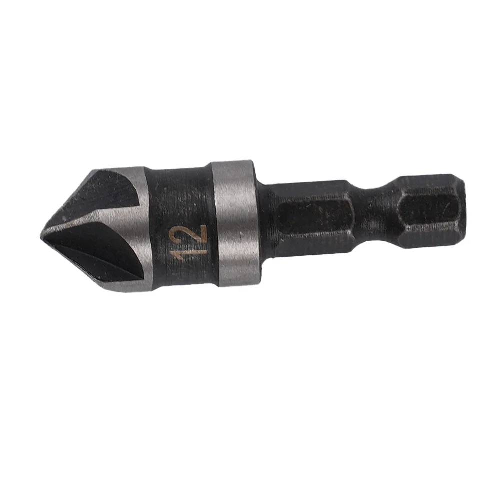 

Countersink Drill Bit Shank Woodworking Carbon Steel Chamfer Chamferer Drilling For Wood Power Tools 90 Degree