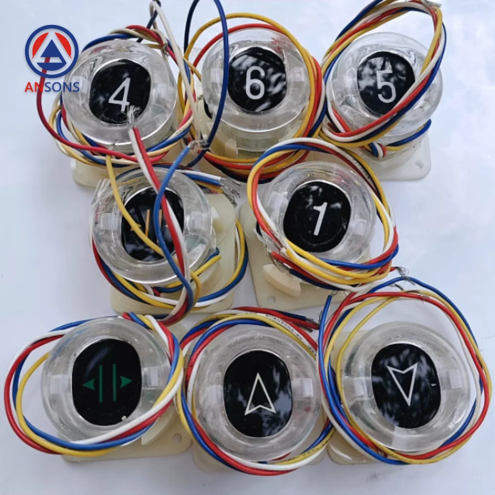 

J06840GV1 DY-1AK-21 JO6840GV1 TOEC40 TOEC60 OTIS Elevator Elliptical Button Ansons Elevator Spare Parts