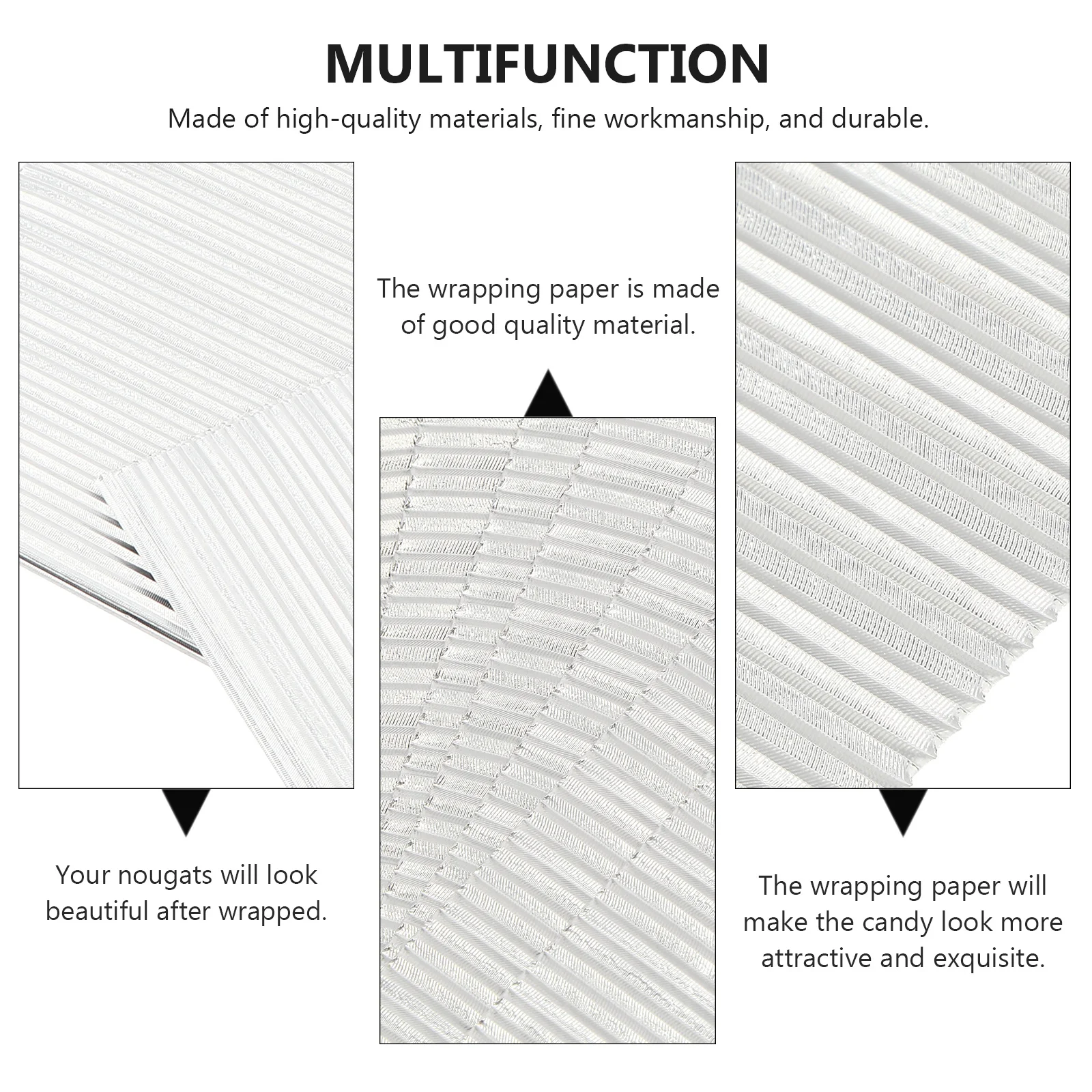 

100pcs Chocolate Candy Wrapping Paper Baking Wrappers For Homemade Sweets Decorative Packaging Candy Packing Paper Biscuits