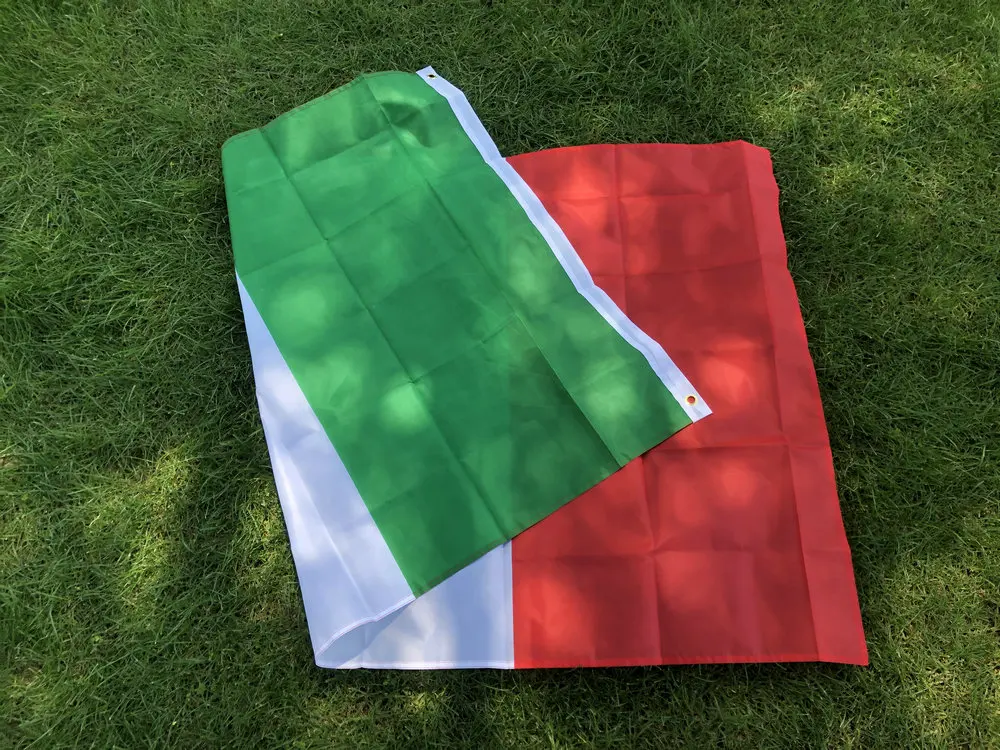 Italy flag 90*150cm Polyester hanging Banner ITALY Flag for Festival Home Decoration