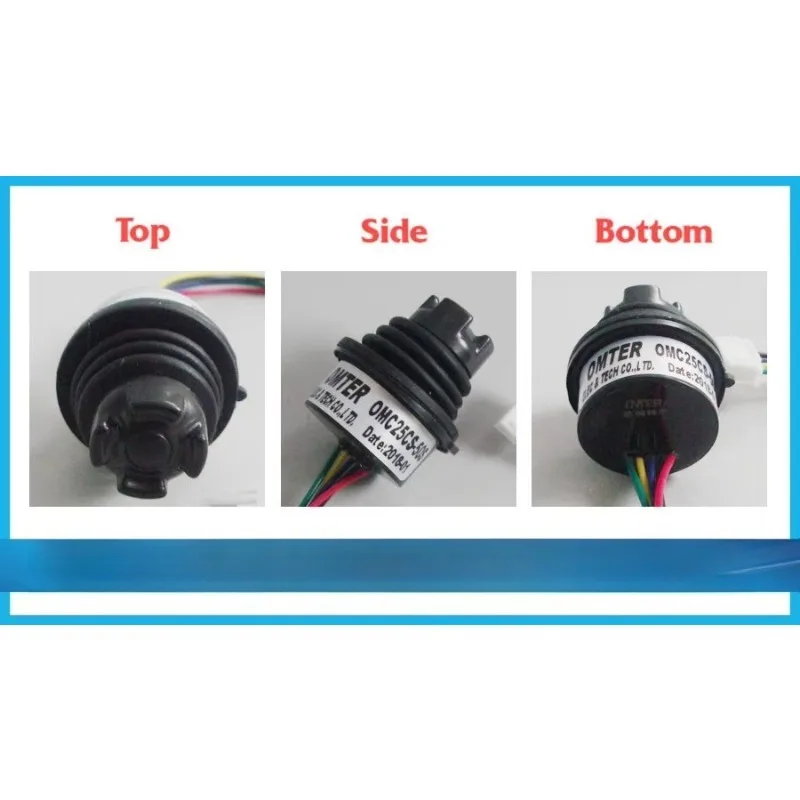 OMC25 series hall effect miniature proportional joystick Micro Single Axis Hall Effect Thumb Controller