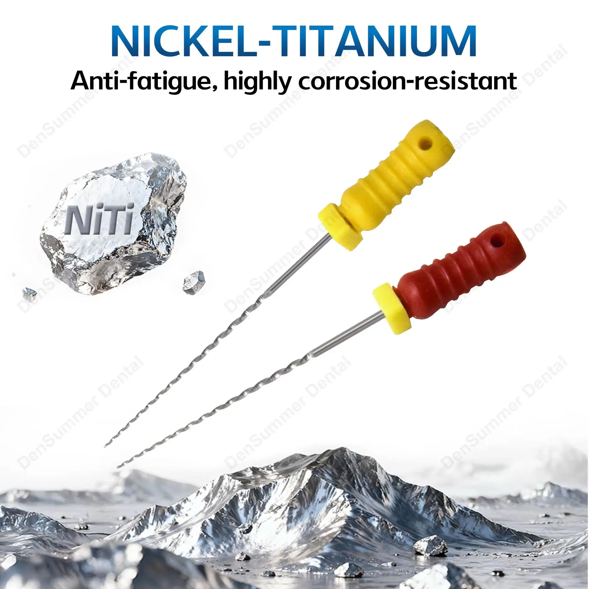 10 Boxes DenSummer High-density Thread Structure Niti R Files 21mm/25mm Hand Use Root Canal File Nickel-titanium REAMER Files