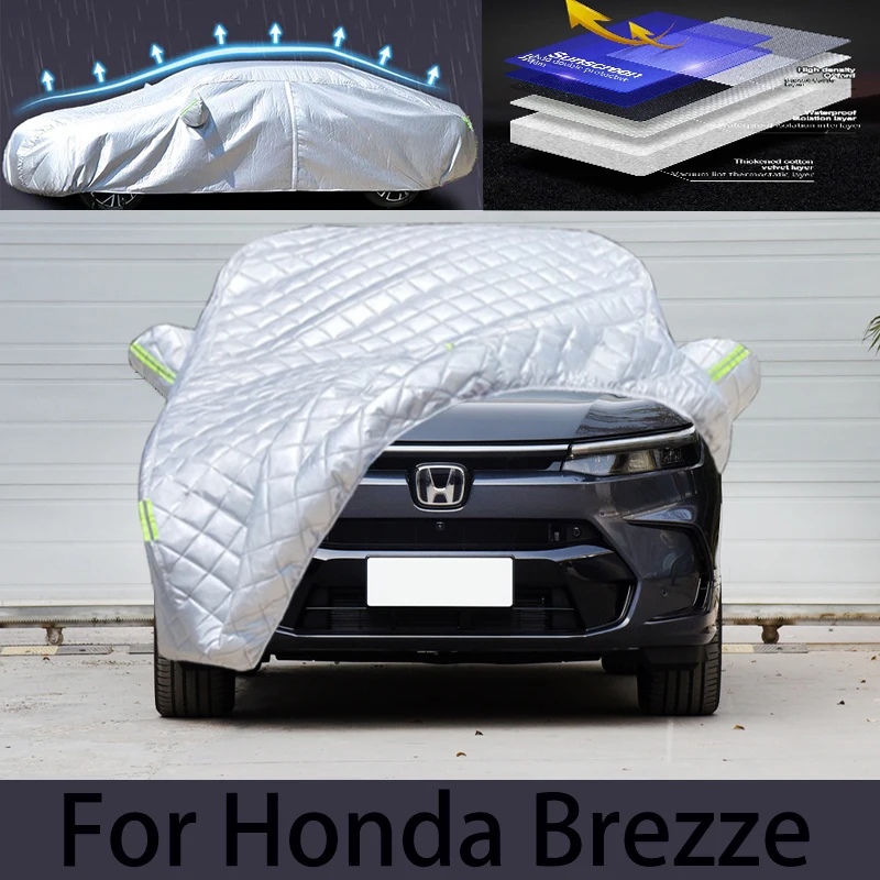 

For Honda Breeze Car hail protection cover Auto rain protection scratch protection paint peeling protection car clothing