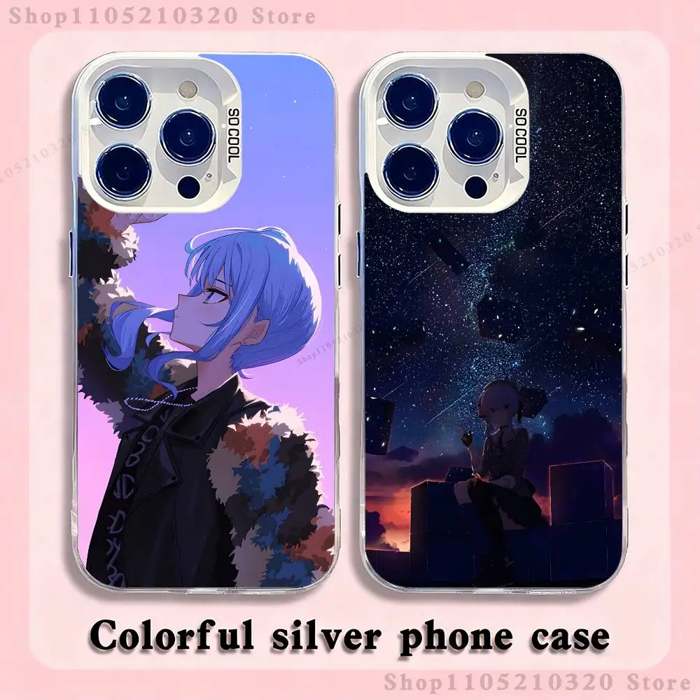 

Hoshimachi Suisei Phone Case For iPhone 17,16,15,14,13,12,X,8,Pro,Max,Plus,E,SE4,Air,Mini White IMD Matte