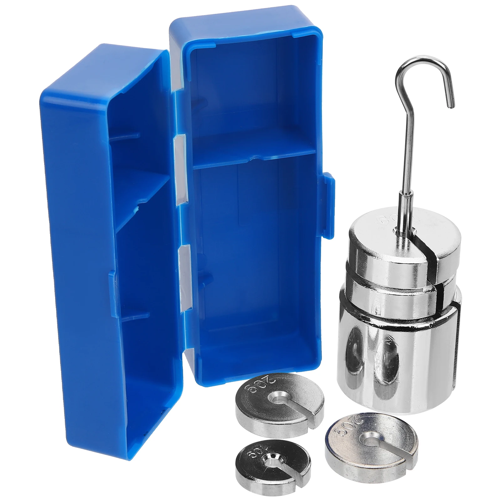 

1Set Metal Slotted Mass Set Physics Lab Equipment for Demonstration Precision Slotted Weights Pattern Weights