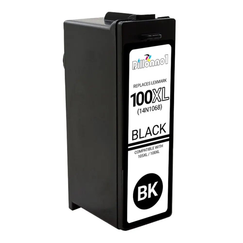 Cartuchos de Color negro para Lexmark 14N1071 14N1070 14N1069 14N1068, 4 unidades, 100XL