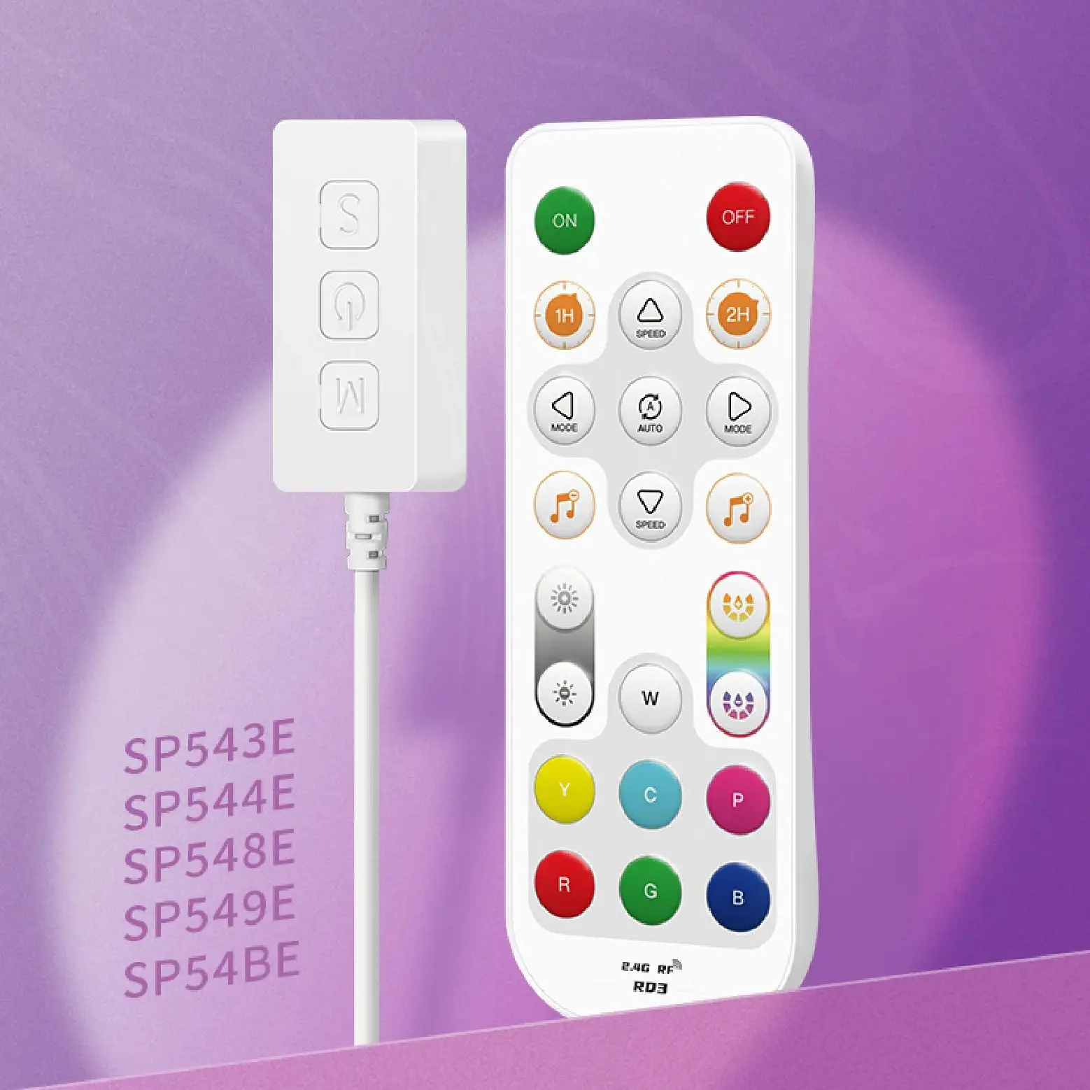 RGB RGBW IoT Alexa Google Home Wifi LED Controller SP543E SP548E APP ARGB +1CH RF Remote Smart Dimmer Light Strip 5V 12V 24V