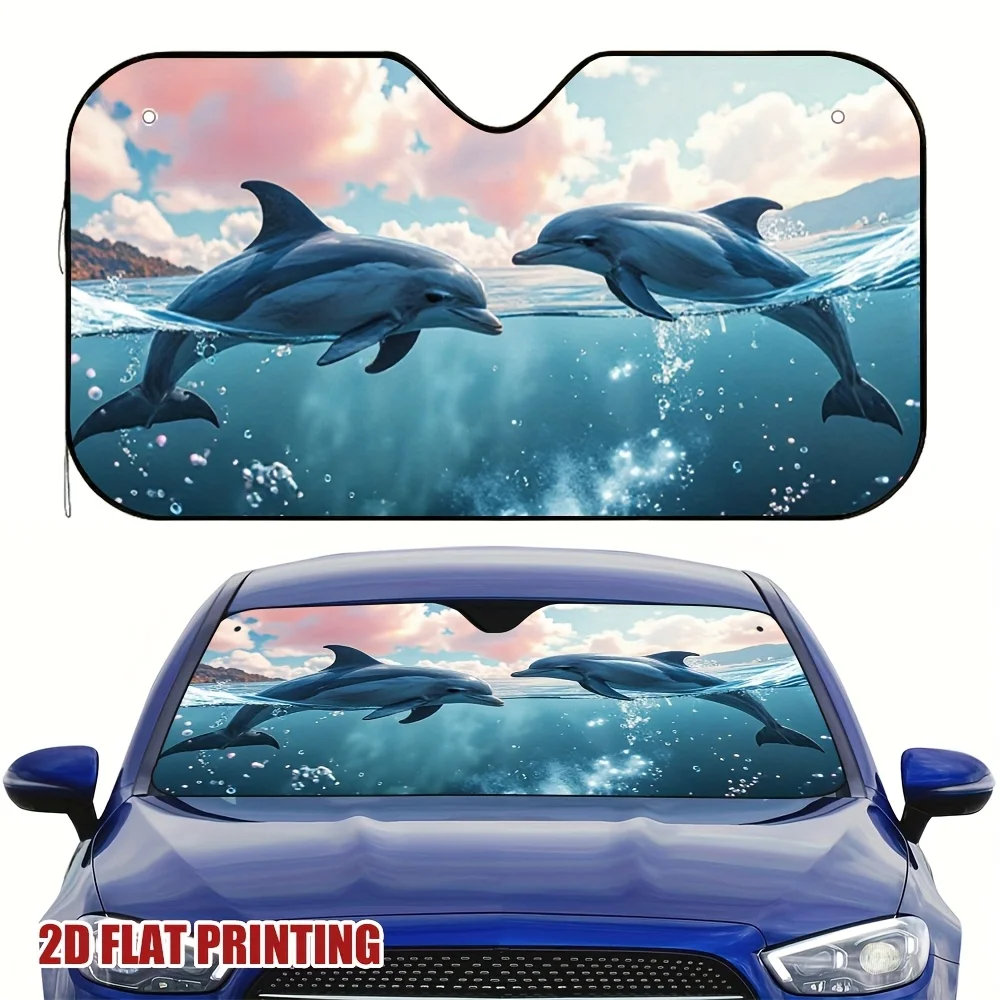 

Солнцезащитный козырек для автомобиля Dolphin Dance — подходит для большинства автомобилей, повышает эстетика салона, простота установки, защита от ультрафиолета, яркая под водой