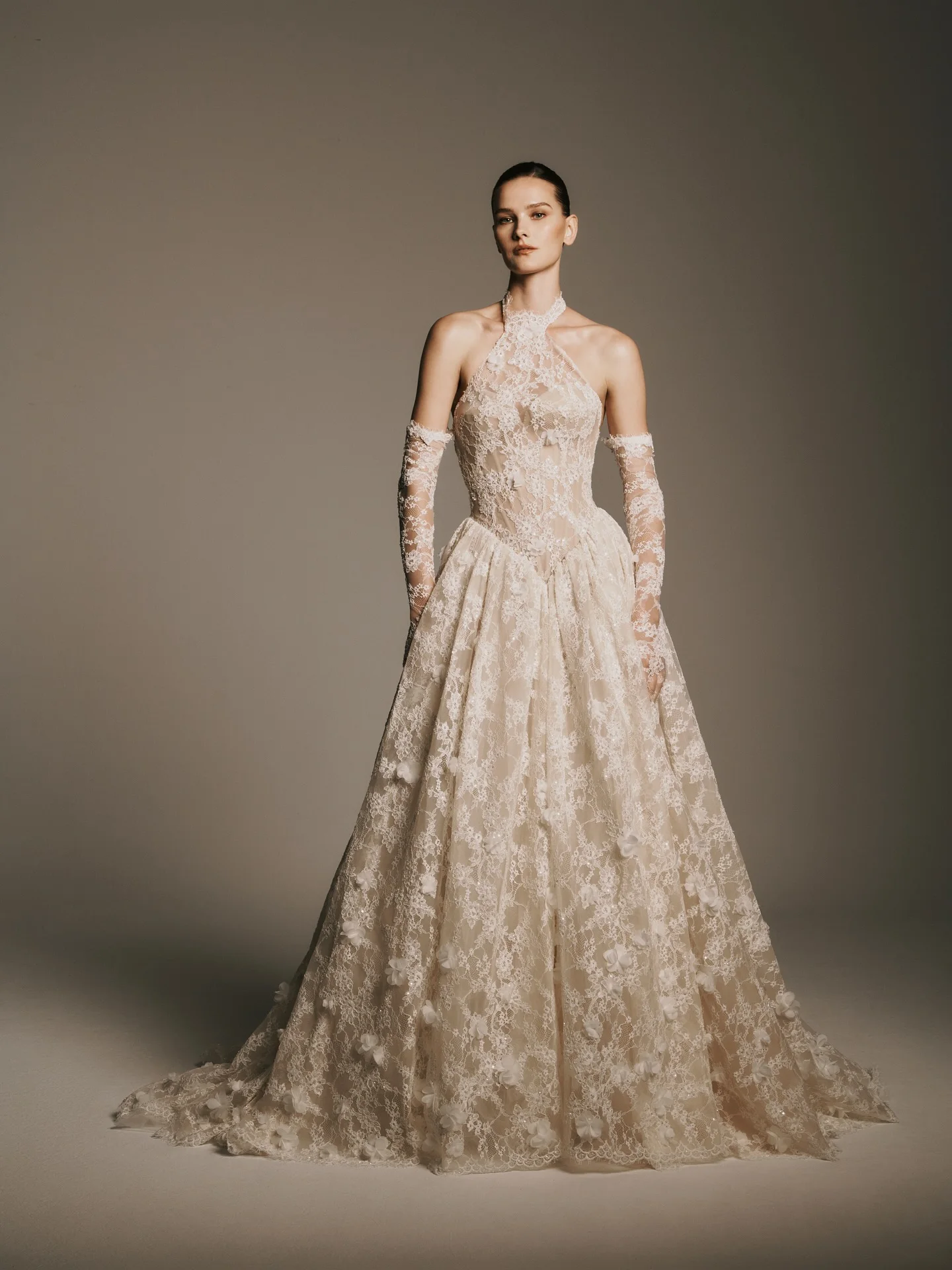 Lace Wedding Dress Vestido De Novia Civil Sencillo Y Elegante Mangas Desmontables Princesa A line Dresses Vestidos Alta Costura