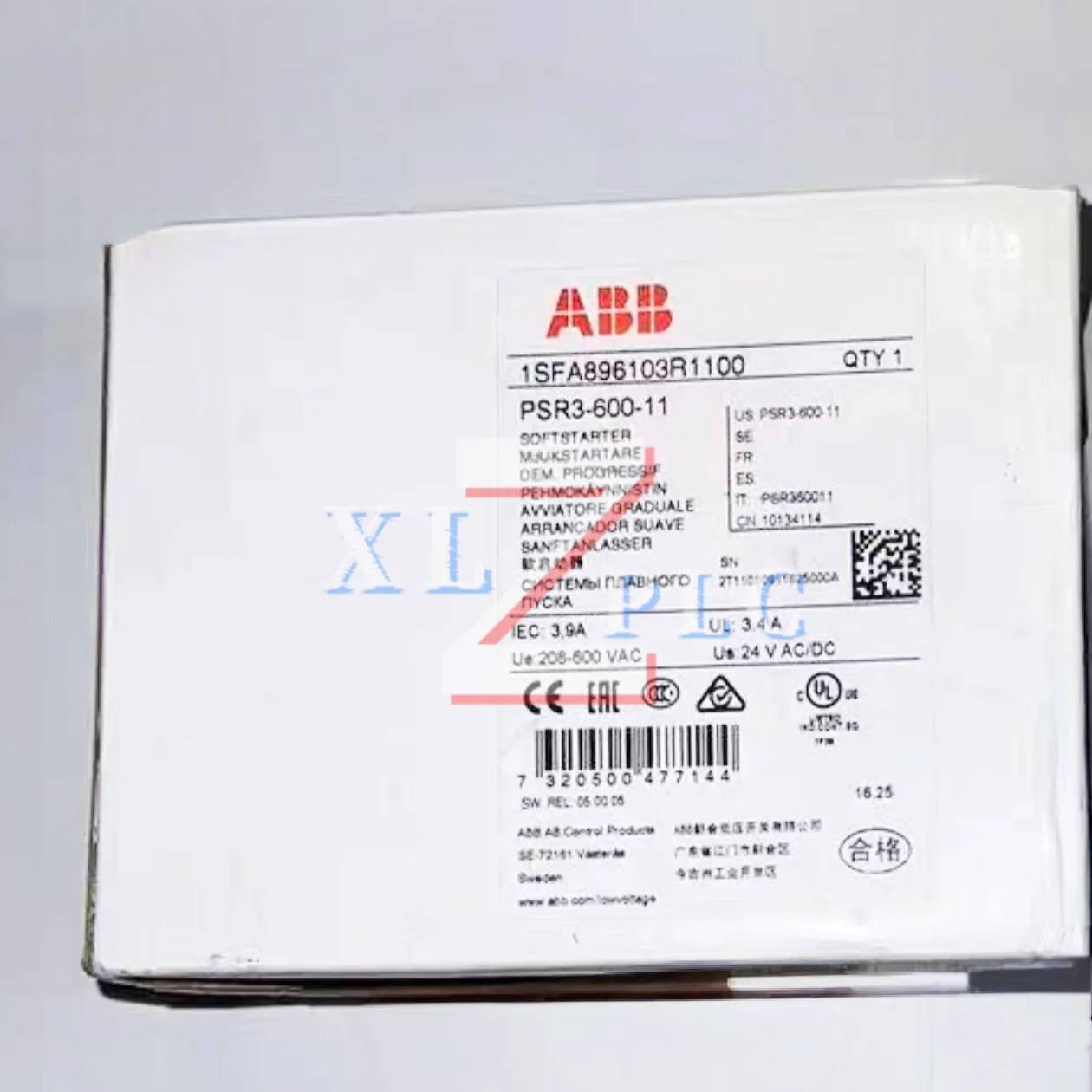 

PSR25-600-70 PSR30-600-70 PSR3-600-11 1SFA896103R1100 новый оригинальный прибор для плавного пуска